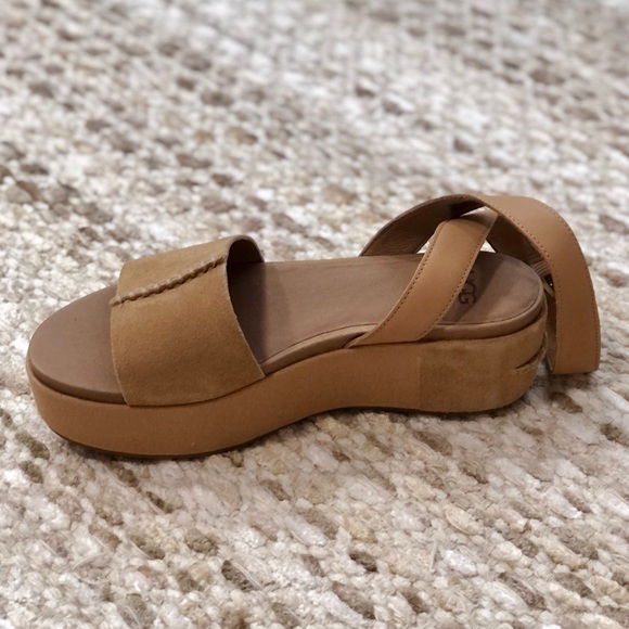 NIB UGG W Chapala Platform Wdg Sandal, SZ:6 & 6.5 - Picture 4 of 4